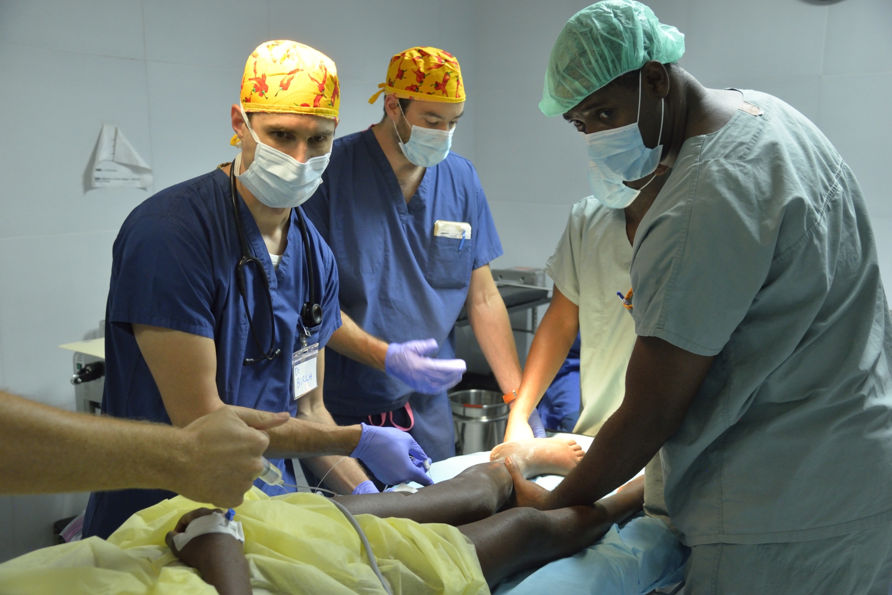 A dedicated group of surgeons providing medical care to underserved communities.